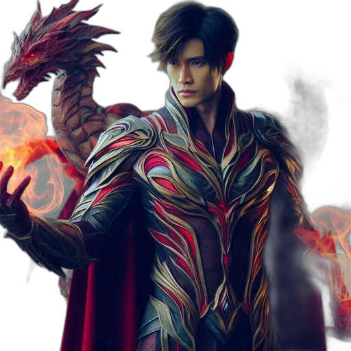 dragon, fantasy art, concept art, comic book art transparent PNG cut-out