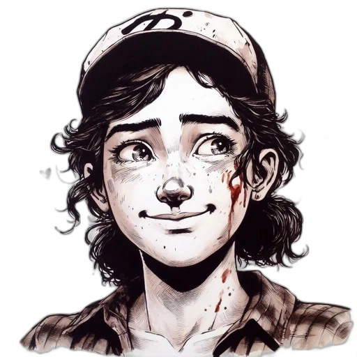 face, hat, mask, comic book art transparent PNG cut-out