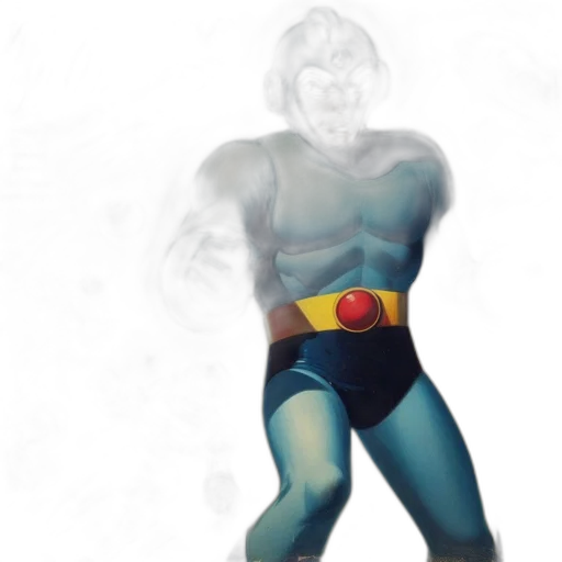 comic book art, concept art, 3d render, photorealistic transparent PNG cut-out