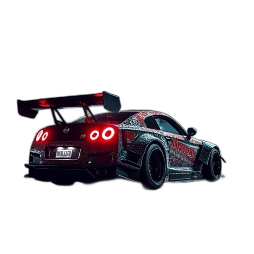 car, weapon, 3d render, concept art transparent PNG cut-out