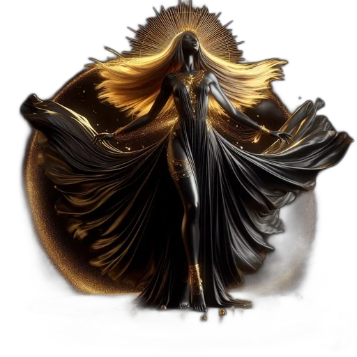 dress, crown, jewelry, hair transparent PNG cut-out