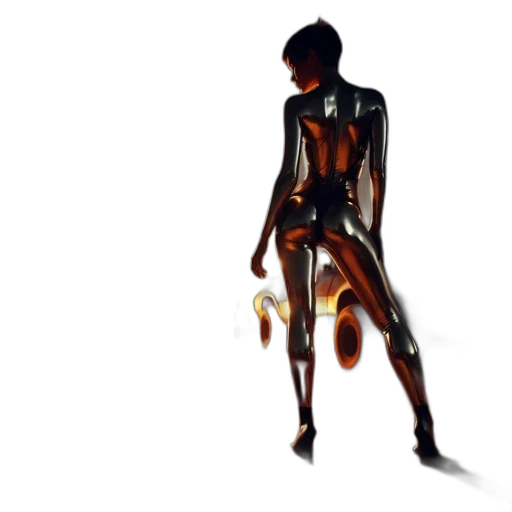 robot, dress, creature, concept art transparent PNG cut-out