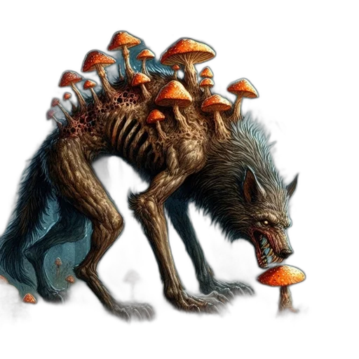 creature, animal, food, concept art transparent PNG cut-out