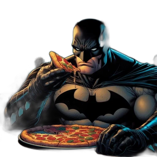 food, comic book art, concept art, batman transparent PNG cut-out