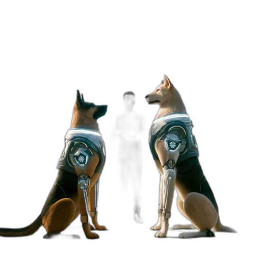 animal, staff, creature, robot transparent PNG cut-out