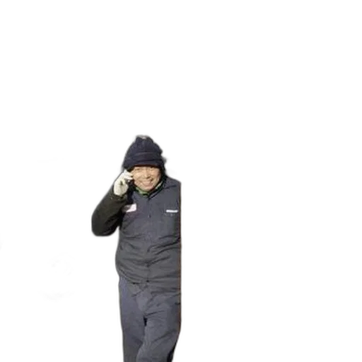 jacket, staff, hat, umbrella transparent PNG cut-out