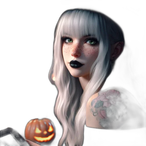 face, creature, fantasy art, concept art transparent PNG cut-out