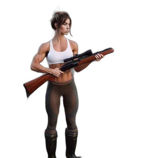 weapon, staff, concept art, 3d render transparent PNG cut-out