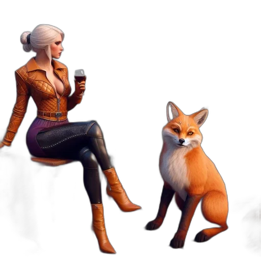 concept art, fantasy art, pixel art, 3d render transparent PNG cut-out