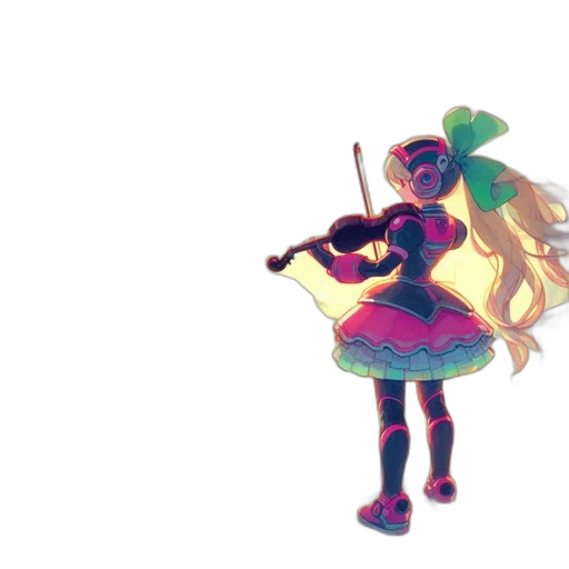 dress, weapon, staff, flower transparent PNG cut-out