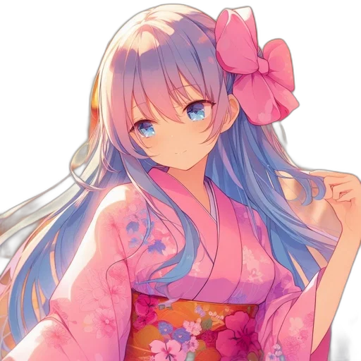 dress, flower, staff, face transparent PNG cut-out