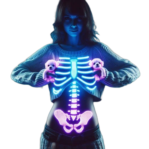 jacket, robot, jewelry, dress transparent PNG cut-out