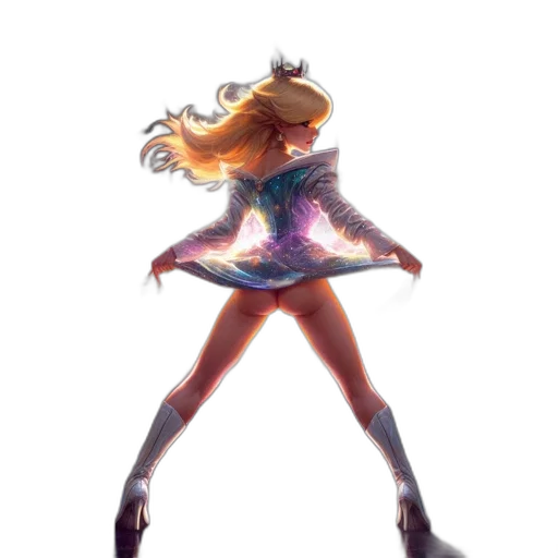 dress, jacket, hair, concept art transparent PNG cut-out
