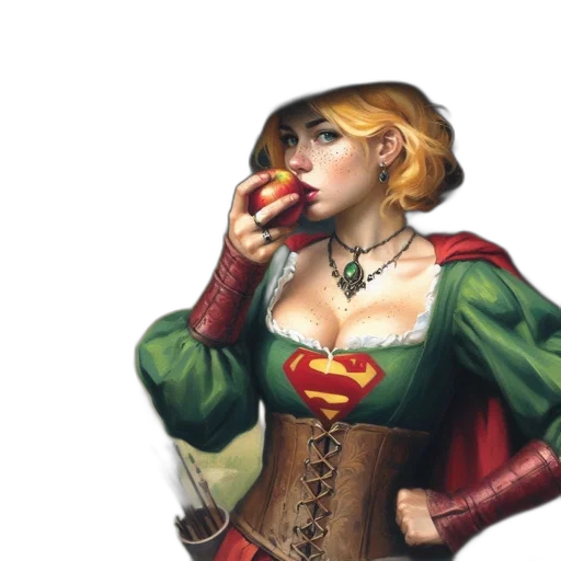 dress, food, face, concept art transparent PNG cut-out
