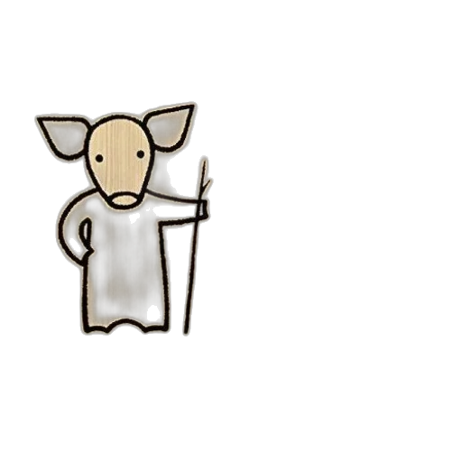 staff, animal, creature, weapon transparent PNG cut-out