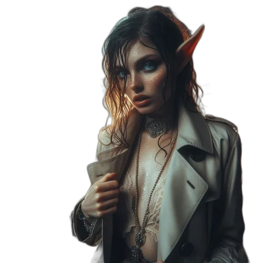 staff, dragon, jacket, jewelry transparent PNG cut-out
