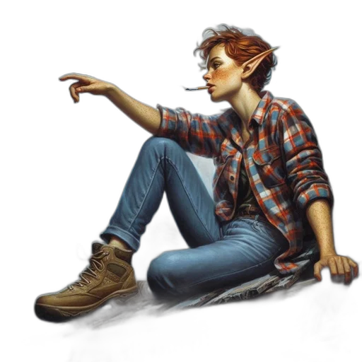 staff, jacket, concept art, fantasy art transparent PNG cut-out