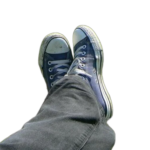 shoes, 3d render, photorealistic, blue transparent PNG cut-out