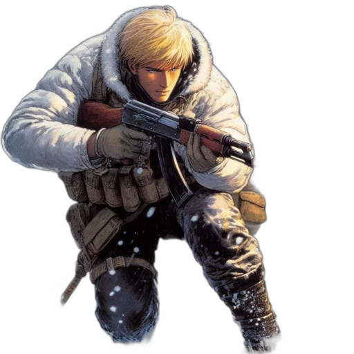 jacket, weapon, concept art, pixel art transparent PNG cut-out