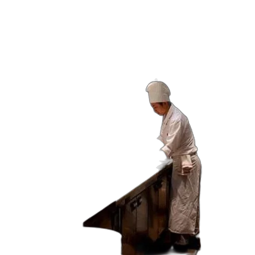 staff, furniture, hat, dress transparent PNG cut-out