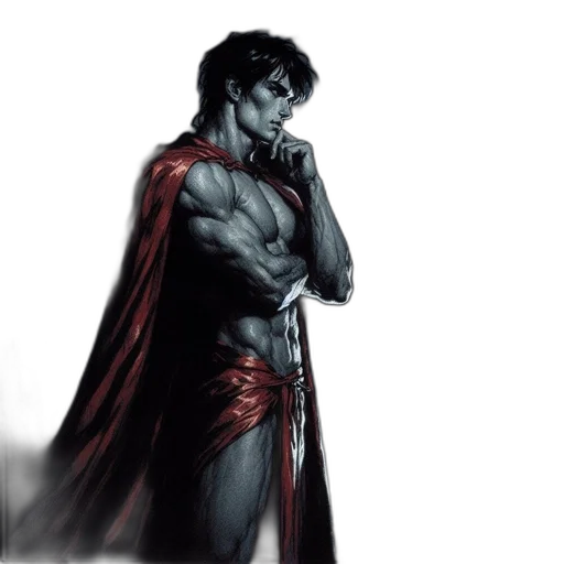 comic book art, concept art, fantasy art, photorealistic transparent PNG cut-out