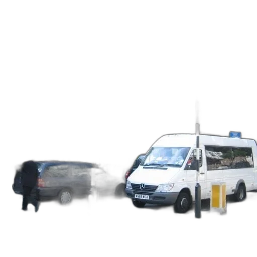 car, staff, umbrella, robot transparent PNG cut-out