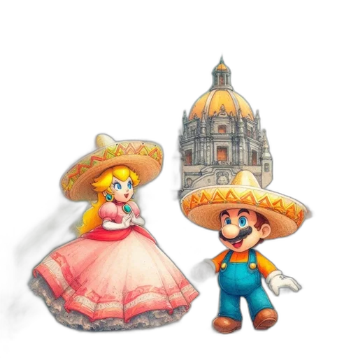 hat, dress, crown, umbrella transparent PNG cut-out
