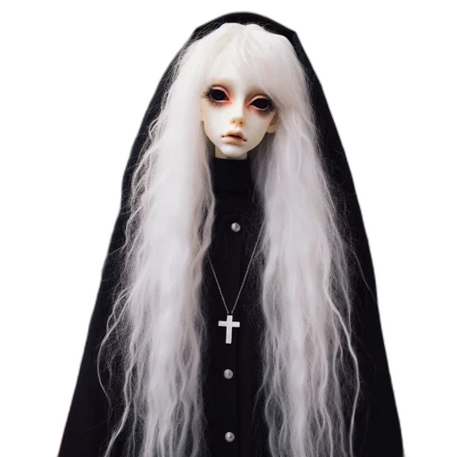jacket, dress, staff, 3d render transparent PNG cut-out