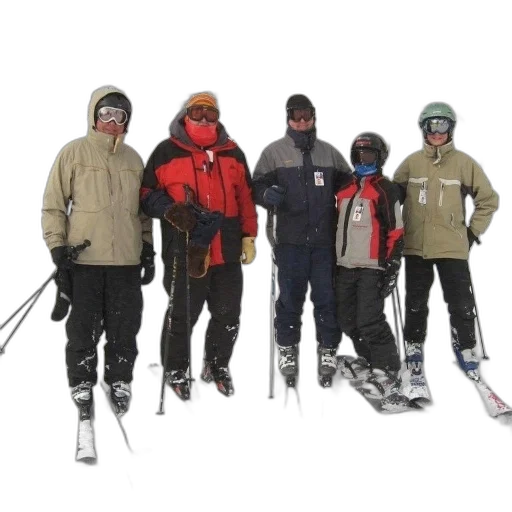 staff, jacket, snow, five transparent PNG cut-out