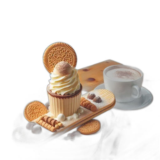 food, 3d render, photorealistic, concept art transparent PNG cut-out