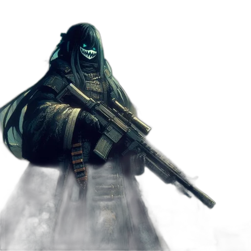 mask, weapon, creature, concept art transparent PNG cut-out
