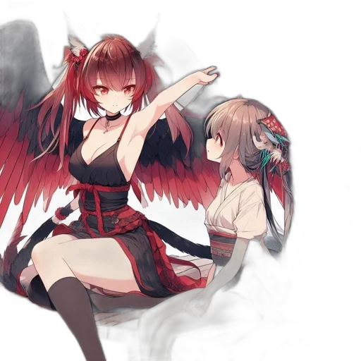 dragon, weapon, staff, anime transparent PNG cut-out