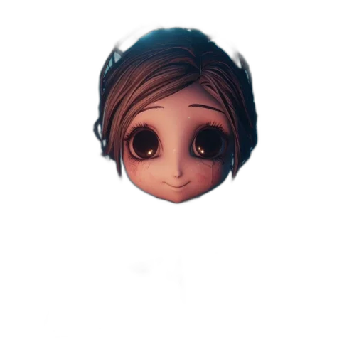 face, mask, hair, staff transparent PNG cut-out