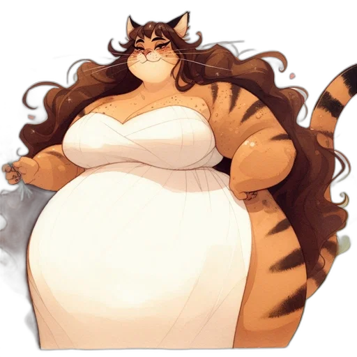 dress, animal, creature, staff transparent PNG cut-out