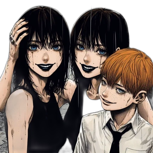mask, comic book art, anime, cartoon transparent PNG cut-out