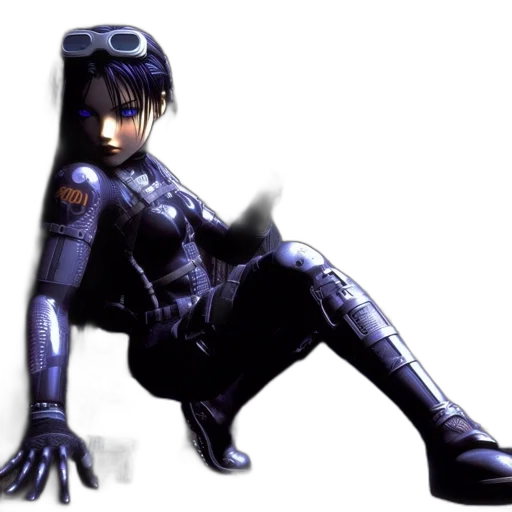 robot, weapon, concept art, cyberpunk transparent PNG cut-out