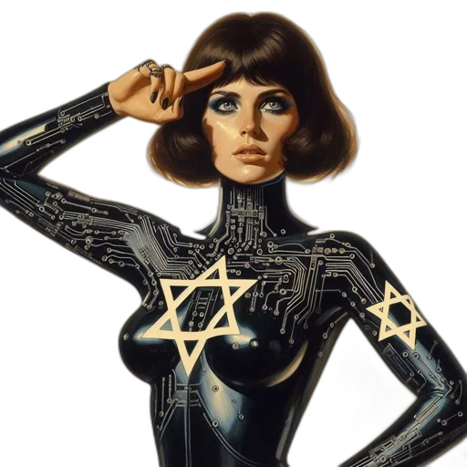 robot, jewelry, comic book art, concept art transparent PNG cut-out