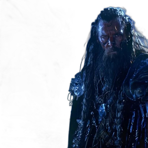 hair, underwater, man, dark transparent PNG cut-out