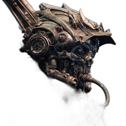 mask, face, dragon, weapon transparent PNG cut-out