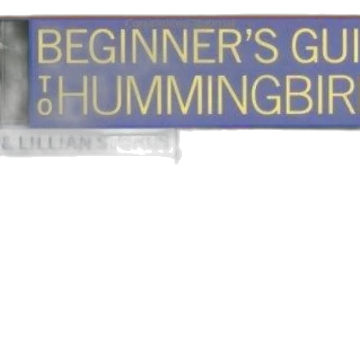 cover, beginner, guide, hummingbirds transparent PNG cut-out