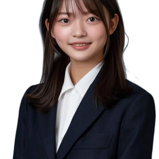 staff, face, jacket, hair transparent PNG cut-out