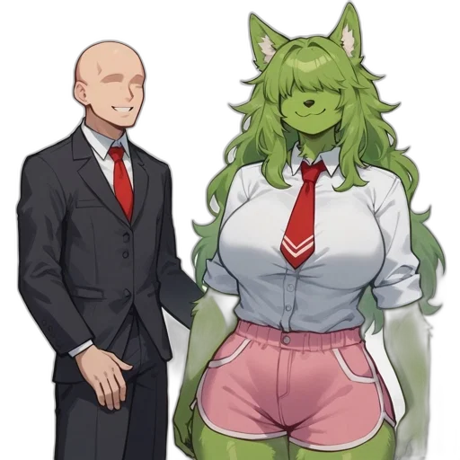 staff, creature, dress, animal transparent PNG cut-out