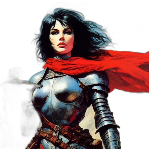 comic book art, concept art, fantasy art, photorealistic transparent PNG cut-out