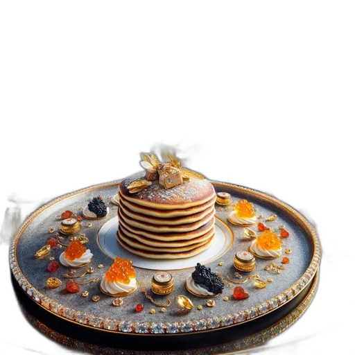 food, jewelry, crown, 3d render transparent PNG cut-out