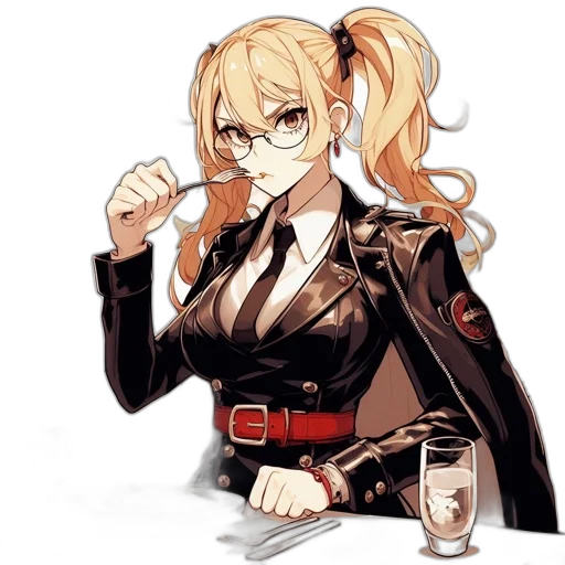staff, jacket, weapon, dress transparent PNG cut-out