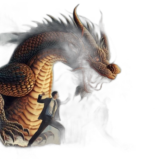dragon, creature, animal, fantasy art transparent PNG cut-out
