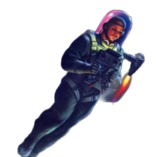 staff, weapon, jacket, robot transparent PNG cut-out