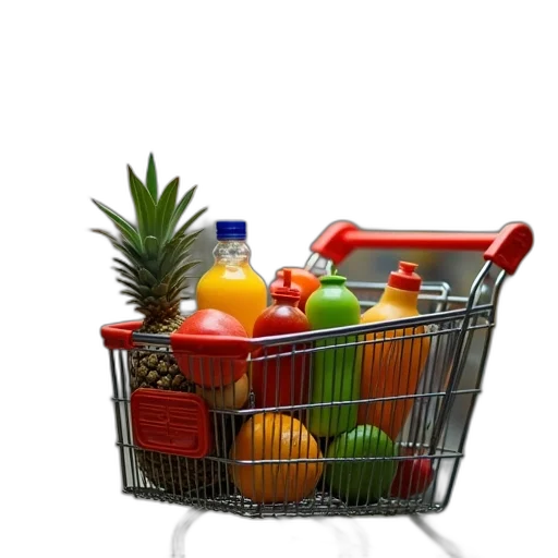 food, 3d render, photorealistic, grocery transparent PNG cut-out