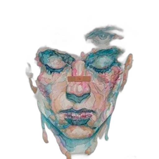 face, mask, creature, robot transparent PNG cut-out