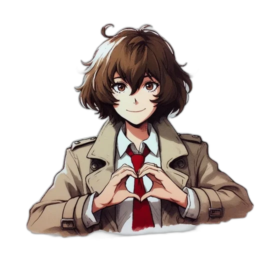 jacket, face, staff, crown transparent PNG cut-out